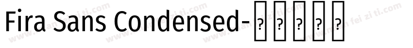 Fira Sans Condensed字体转换